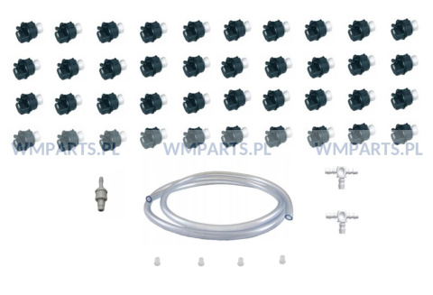System uzupełniania wody w baterii trakcyjnej 80V, pływak 13 mm System uzupełniania wody w baterii trakcyjnej 80V, pływak 13 mm