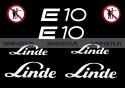 Zestaw naklejek piktogramów LINDE E10
