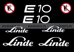 Zestaw naklejek piktogramów LINDE E10