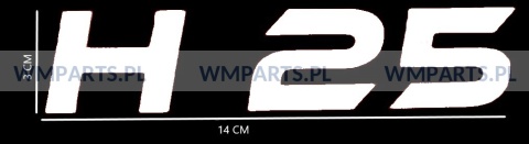 Zestaw naklejek piktogramów LINDE H25